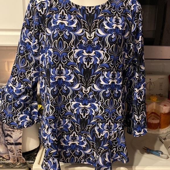 C womens Charter Club casual long sleeve pullover regular size blouse XL. EUC - Picture 1 of 6